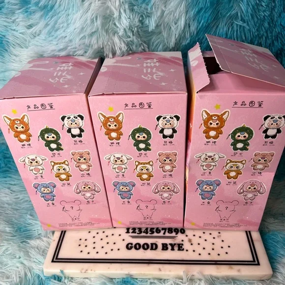 BUNDLE OF THREE BABY THREE BIG CUTE PLUSH PENDANT BLIND BOX - Picture 6 of 9